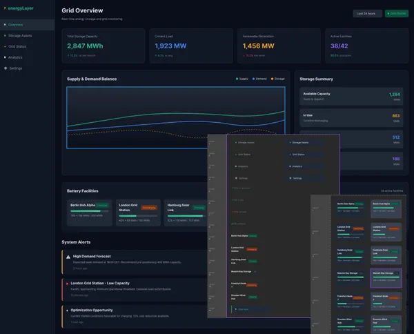 img of Prototyping project: Energy Grid Dashboard