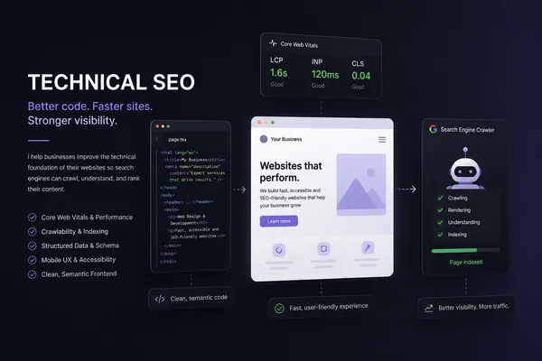 img of Technical SEO & SEO-Friendly Development